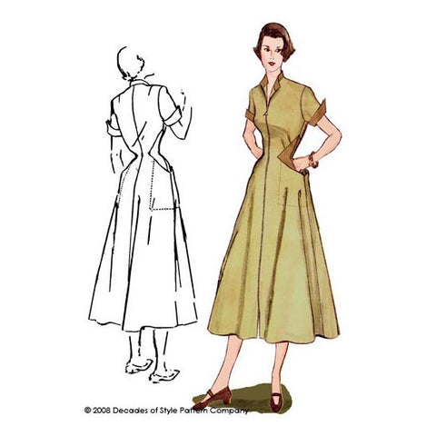 #5002    1950s Diamond Dress