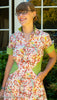 photo detail front view of 1950s Diamond Dress sewing pattern from Decades of Style