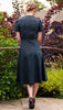 photo back view 1940s New England Dress pattern