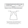 technical info for vintage sewing pattern for 1920s Clothes-Pin Apron from Decades of Style