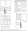 technical info for sewing pattern for 1920s dress ensemble from Decades of Style