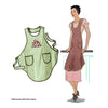 illustration for Sewing pattern for 1920s vintage apron from Decades of Style Pattern Company