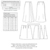 technical info for Vintage pattern for 1930s Skirt from Decades of Style #3011 