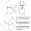 technical info for 1930s Vintage sewing pattern 1930s Beach Romper from Decades of Style