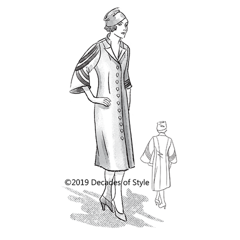 3016    1930s Miss L's Coat Dress