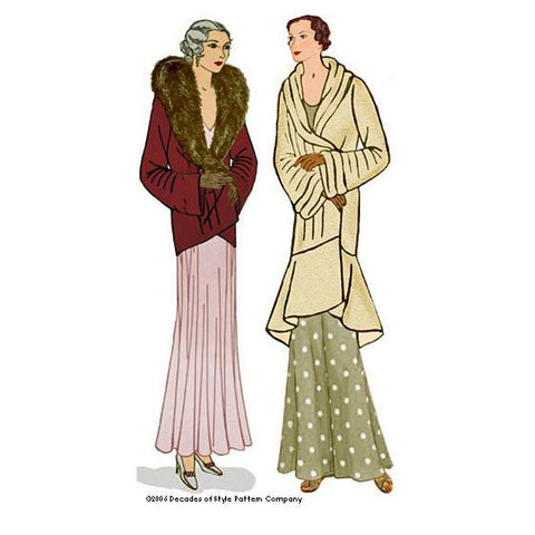 #3101    1930s Parisienne Coat
