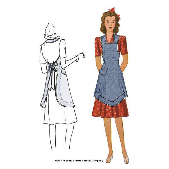 illustration for 1940s Apron from Val's Kitchen