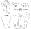 technical info for 1940s Girl Friday Blouse pattern