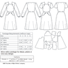 technical info for 1940s New England Dress pattern