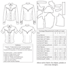 technical infor 1940s ladies western shirt pattern