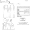 technical info for 1940s Claremont Coat pattern