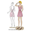 illustration for 1940s Boardwalk Duet sewing pattern