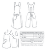 technical info for 1950s apron pattern from Decades of Style