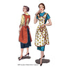 illustration for 1950s apron pattern from Decades of Style