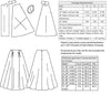 technical info for 1950s PB&J Skirt pattern from Decades of Style
