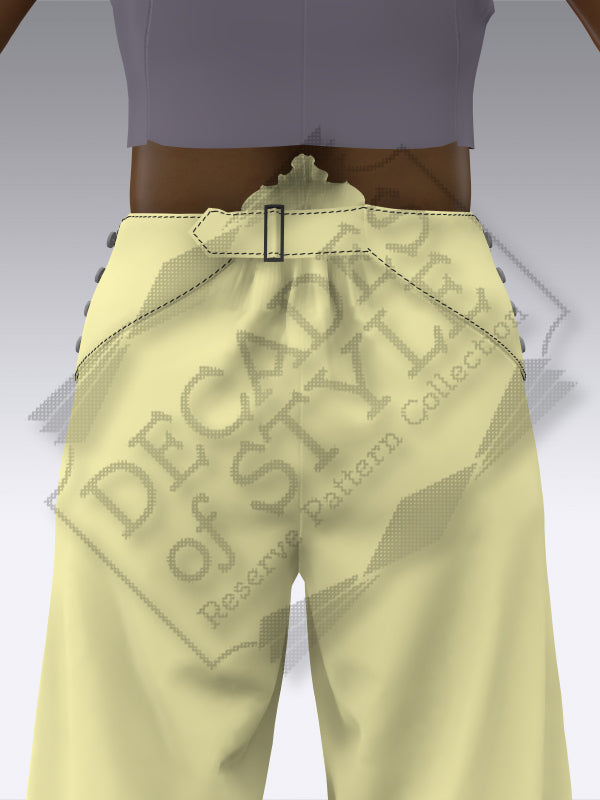 RPC - #D01 1930s Ladies Trousers – Decades of Style Pattern Company