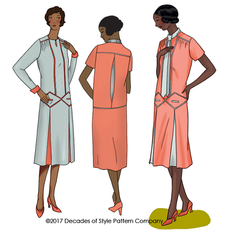 2007 1920s Isabella Dress Decades of Style Pattern Company