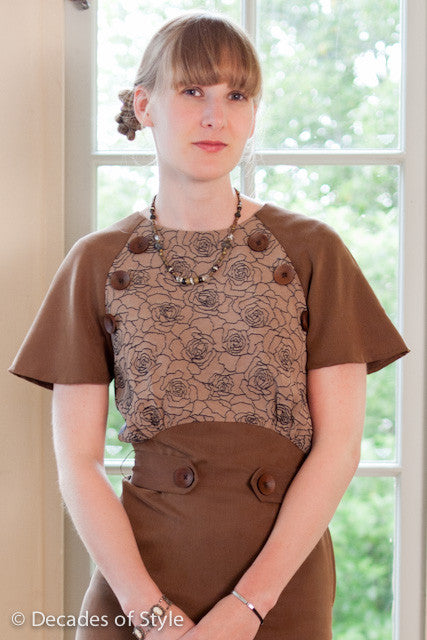 1930s Button Dress is a classic design - #3007 Decades of Style Pattern Company 1930s Button Dress is a classic design - #3007 Decades of Style Pattern Company