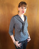 No. 104 Buttons and Bows Blouse